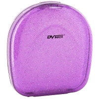 Футляр для хранения дисков "DVTech", модель СХС-24, цвет: сиреневый артикул 2428b.