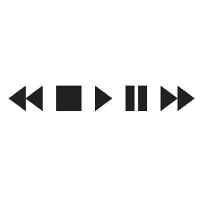 Стикер Paristic "Stop Play Pause", 33х5 артикул 2511b.