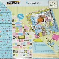 Набор для скрапбукинга Fiskars "Цветы" артикул 2552b.