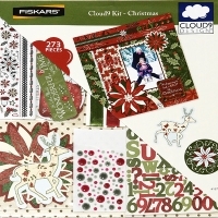 Набор для скрапбукинга Fiskars "Рождество" артикул 2555b.