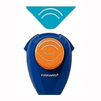 Компостер "Fiskars" для декора уголка, узор: круглый разрез артикул 2558b.